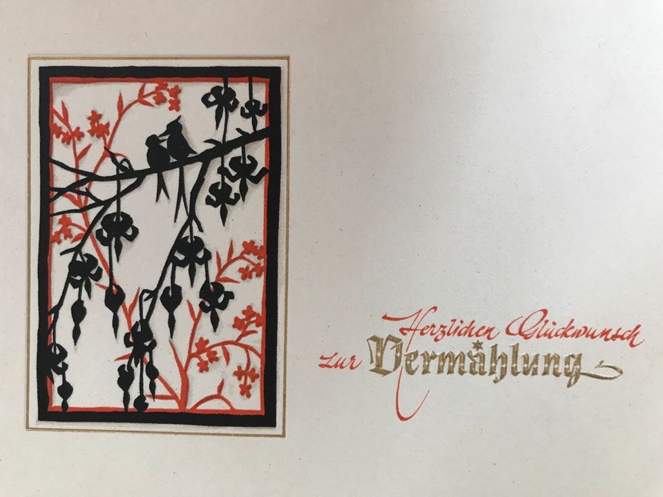Antike Glückwunsch Karten, um 1922, 20 Stück in Dresden