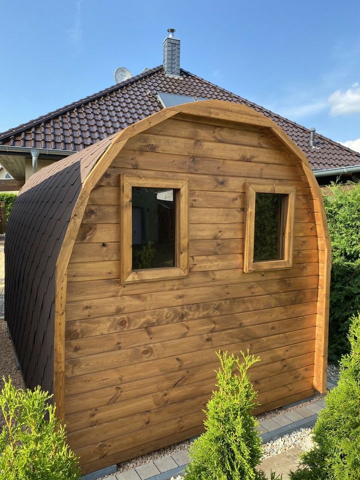 ‼️TOP Angebot! POD Sauna + Vorraum + Terrasse + Elektroofen in Luckenwalde