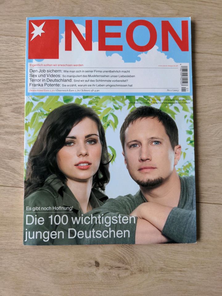 Erste Ausgabe der Zeitschrift Neon (01/2003) in Hannover