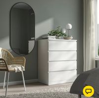 IKEA MALM Kommode mit 4 Schubladen, weiß Hannover - Misburg-Anderten Vorschau