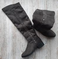 Stiefeletten, grau mit schicker Applikation, Gr. 36 Bayern - Mitterteich Vorschau