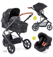 Hauck Kombi-Kinderwagen Pacific 3 Trioset - Caviar Bayern - Valley Vorschau