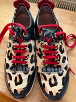 MARC CAIN Designer Sneaker Leder/Fell Leo Print fast neu Gr. 40 Niedersachsen - Wunstorf Vorschau