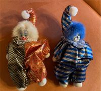 2 Harlekin, Clown, Puppe, Porzellankopf , Figur, Dekoartikel Baden-Württemberg - Mudau Vorschau