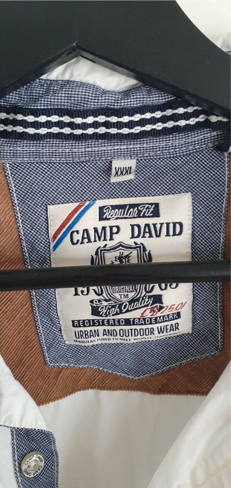 Camp David Hemd - Regular Fit - Langarm - 3XL in Detmold