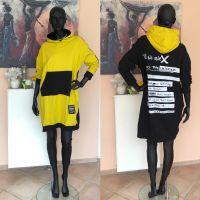 ❤️ Aqua & Limone Made in Italy Longpulli Hoodie schwarz gelb Altona - Hamburg Bahrenfeld Vorschau