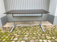 Schreibtisch braun Silber 138 x 72 x 73 cm Baden-Württemberg - Weil am Rhein Vorschau