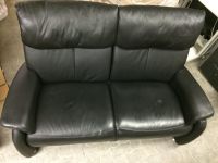 Himolla Sofa Schwarz Echtleder Bayern - Stockstadt a. Main Vorschau