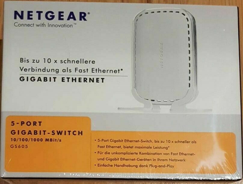 NEU NETGEAR 5 - Port Gigabit Switch GS605v2 NEU in Langenhagen