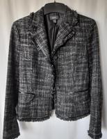 MEXX Blazer-Jacke Bouclé-Tweed Wolljacke Herbst Gr. 38 schwarz Bayern - Ansbach Vorschau