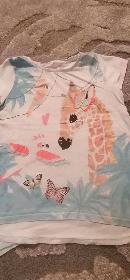 6 tshirt h&m glitzer  Einhorn  etc  122 128 in Cottbus