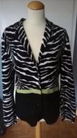 Strickjacke/Cardigan, schwarz/weiss, Animal,Zebra,Gr.42 Hessen - Münchhausen Vorschau