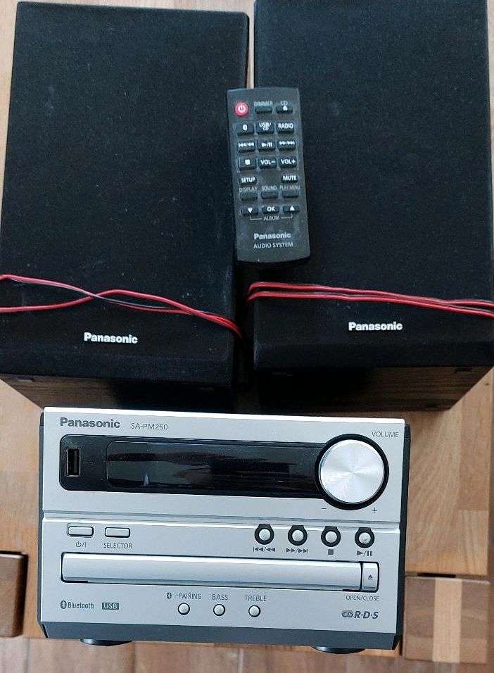 Panasonic SA-PM 250 HiFi Bluetooth komplett in Willich