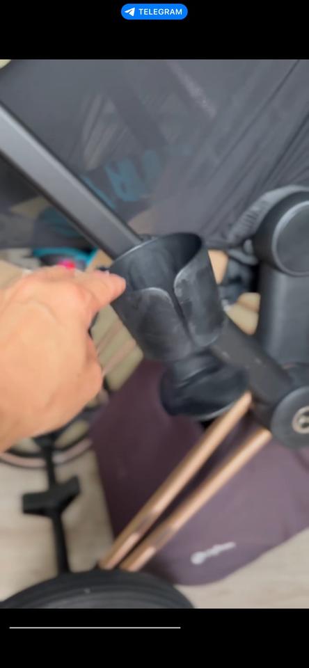 Kinderwagen Cybex Platinum Priam Roségold One Love von Karolina K in Bremen