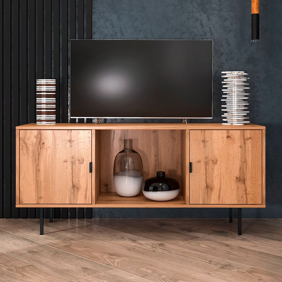 Kommode Sideboard TV Schrank Anrichte Natur Holz Design NEU264-Fr in Frankfurt am Main