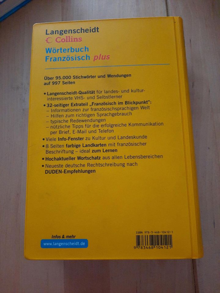 Wörterbuch Französisch Deutsch Langenscheidt in Kaltenkirchen