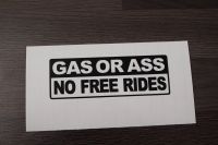 Gas or Ass Auto Aufkleber Fun Sticker 7x20cm Nordrhein-Westfalen - Bergisch Gladbach Vorschau