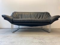 Leder Couch Zweisitzer vintage Italy Chrom Schwarz Ledersofa Hamburg-Mitte - Hamburg Veddel Vorschau