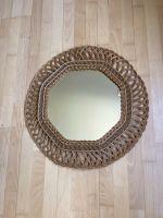 ** Rattan Spiegel 60cm Durchmesser, 70erJahre, Vintage ** Baden-Württemberg - Neuhausen ob Eck Vorschau