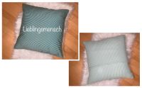 Kissenbezug 45x45cm mint gestreift Waffelpique NEU Handmade Niedersachsen - Langenhagen Vorschau