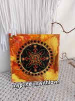 Handmade Bild 20x20 cm pouring Art dot Mandala Wanddeko Deko Baden-Württemberg - Löchgau Vorschau