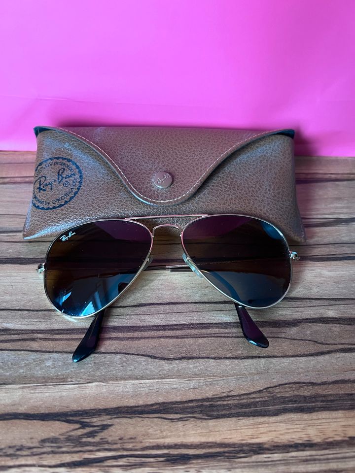 Ray Ban Aviator Large Metal RB 3025 Braun Gold in Hemmingen