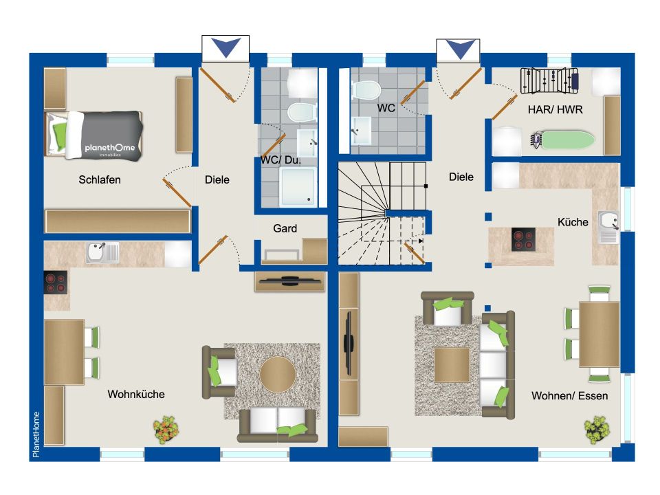 Bezugsfreier Neubau Energieeffizienzhaus 25 A+ mit Einliegerwohnung in Alsdorf - Ofden in Alsdorf