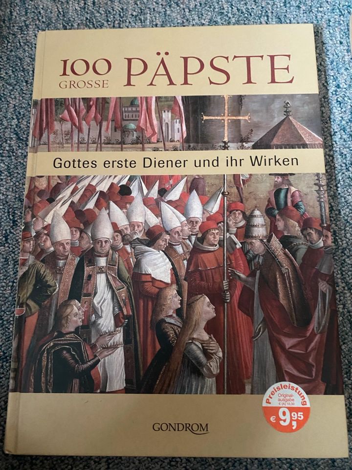 Buch “100 grosse Päpste” in Borgstedt