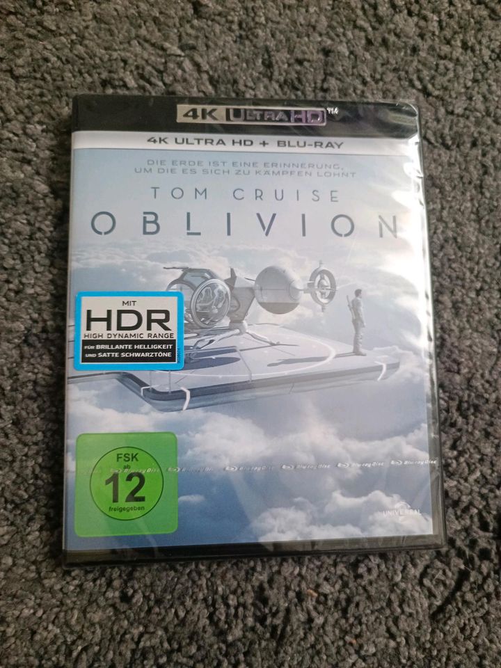 Oblivion 4k Tom Cruise Blu Ray BluRay DVD NEU in Hamburg