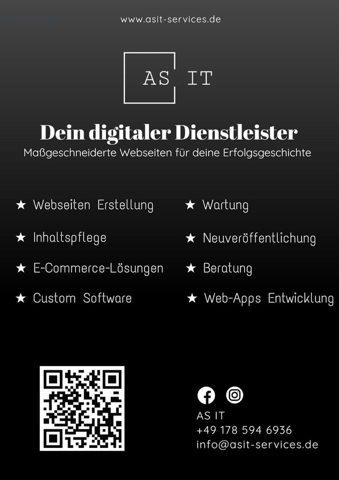 Webseiten Erstellung | Online Shop | Homepage | Webdesign in München