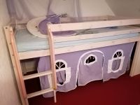 Halbhohes Hochbett Mädchen Bett Kinderbett Niedersachsen - Faßberg Vorschau
