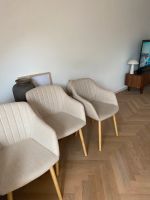 6x Westwing Stühle Creme beige Holz neu Nordrhein-Westfalen - Herne Vorschau