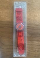 Pop Swatch Uhr Swiss Made original in rot Baden-Württemberg - Nußloch Vorschau