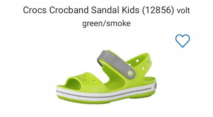 Unisex-Kinder Crocband Kids Outdoor Sandals in Hückelhoven