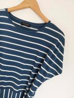 Sommerkleid dunkelblau mit weißen Streifen Bayern - Feuchtwangen Vorschau