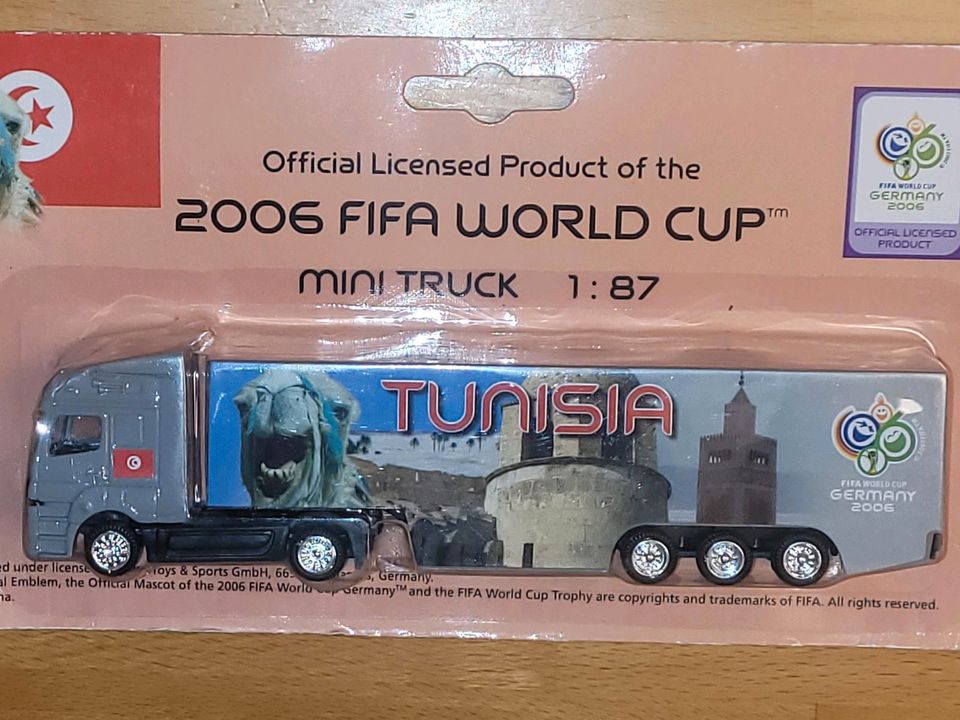 Tunesia 2006 Fifa World Cup Truck, Miniatur LKW OVP in Weisweil