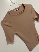 NA-KD Top in Beige – Rippoptik, Größe S 36, neuwertig Bayern - Salzweg Vorschau