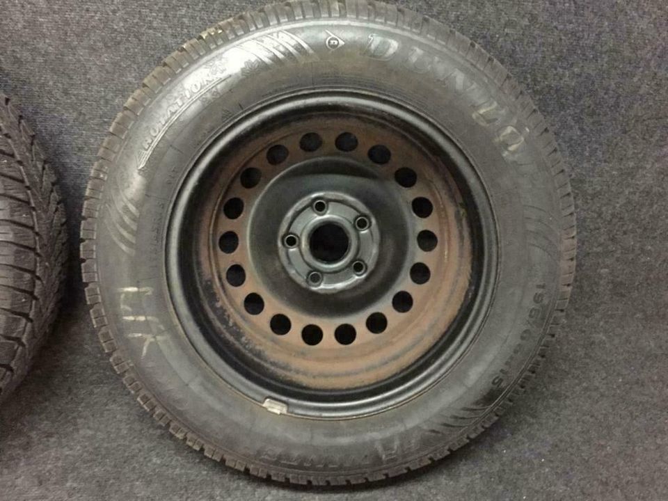 4x Winterräder Stahlfelgen 195/ 65 R15 91T M+S VW / SKODA/ SEAT in Spremberg