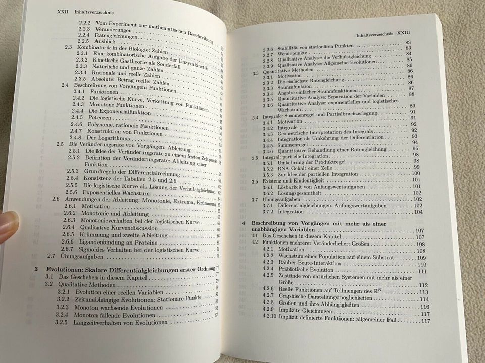 Mathematik in der Biologie, Bohl, 4. Auflage, Springer, Studium in Ahnatal