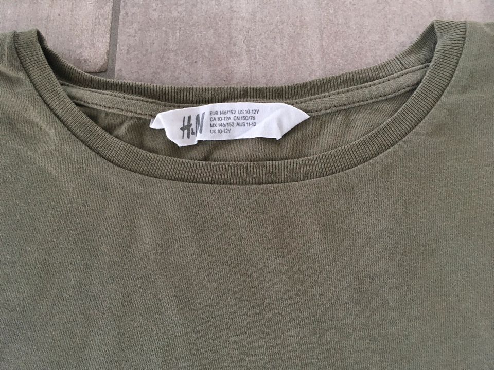 3 kurze T-Shirt Mädchen H&M Takko Gr. 146/152 in Herrenberg