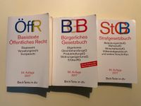 Gesetzbücher 2017 öffentliches Recht, BGB, Strafgesetzbuch Nordrhein-Westfalen - Mönchengladbach Vorschau