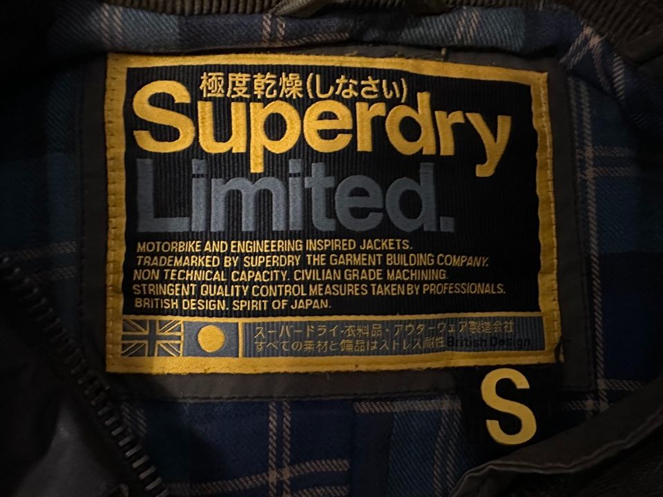 Superdry Jacke Vintage Style Größe S in Groß-Umstadt