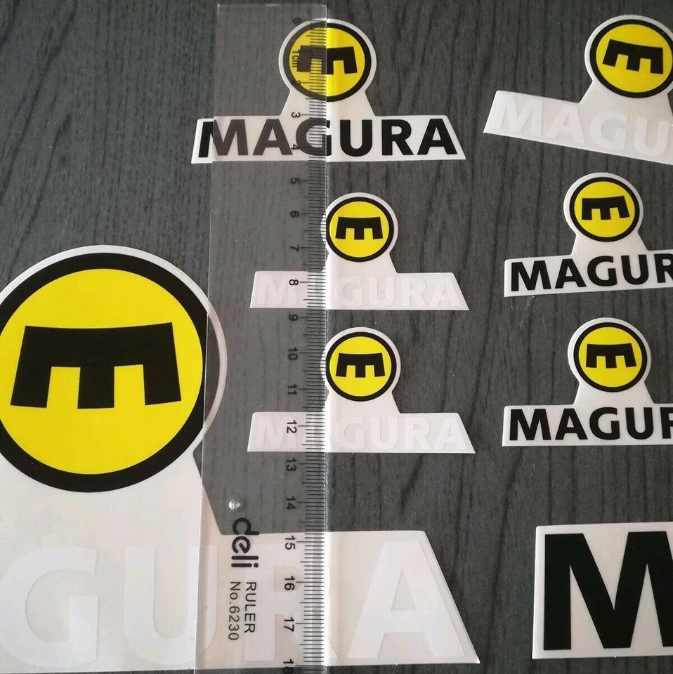 8er MAGURA Aufkleber Sticker Set RC MT 5 8 HS 11 22 33 NEU in Bonn