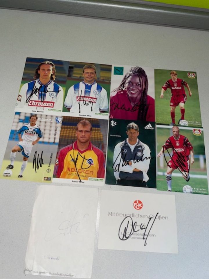Autogrammkarten, Fußball,Litti,,Wosz, Zecke, Skibbe uvm. in Berlin