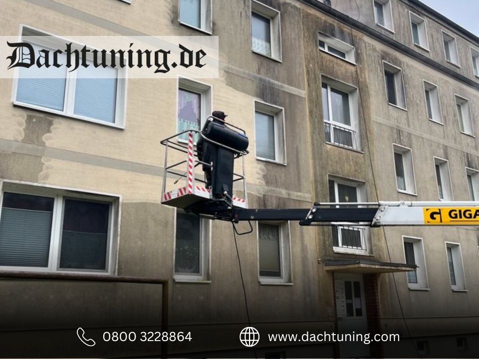 Wohnblock-Fassadenbeschichtung-Malerei-Wohnblock in Stuhr