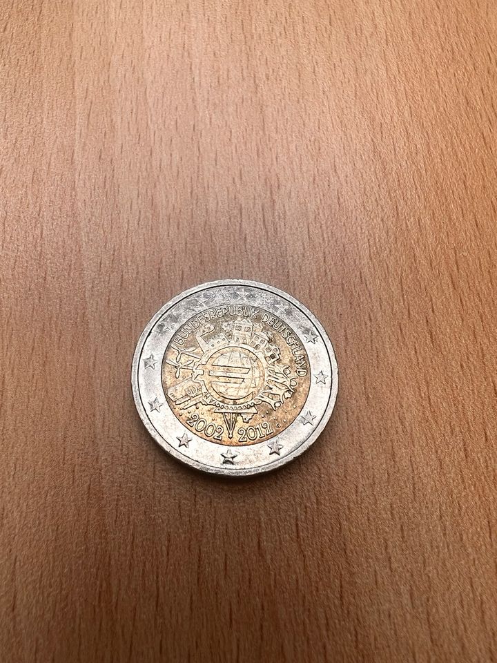 2 Euro Münze Gedenkmünze  Bundesrepublik Deutschland 2002 - 2012 in Wadern