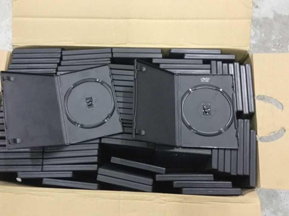 Leere CD DVD Blue-ray Hüllen einfach doppel oder kleine in Ginsheim-Gustavsburg