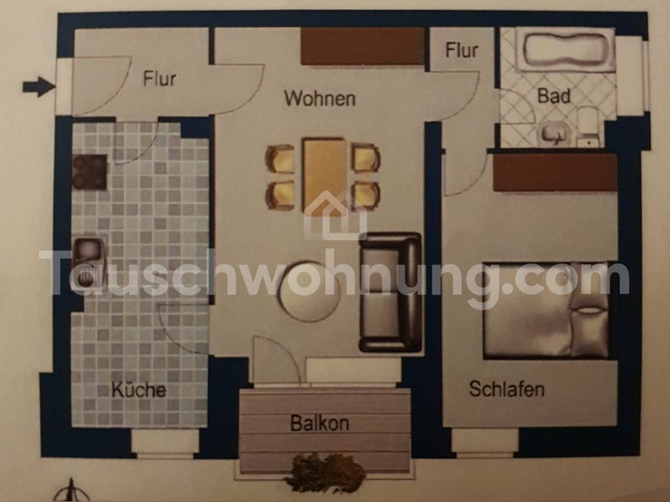 [TAUSCHWOHNUNG] Ruhige 2 Zimmer Wohnung in Kreuzberg in Berlin