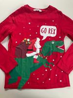Weihnachtsshirt in Größe 134/140 mit Dino Mecklenburg-Vorpommern - Stralsund Vorschau