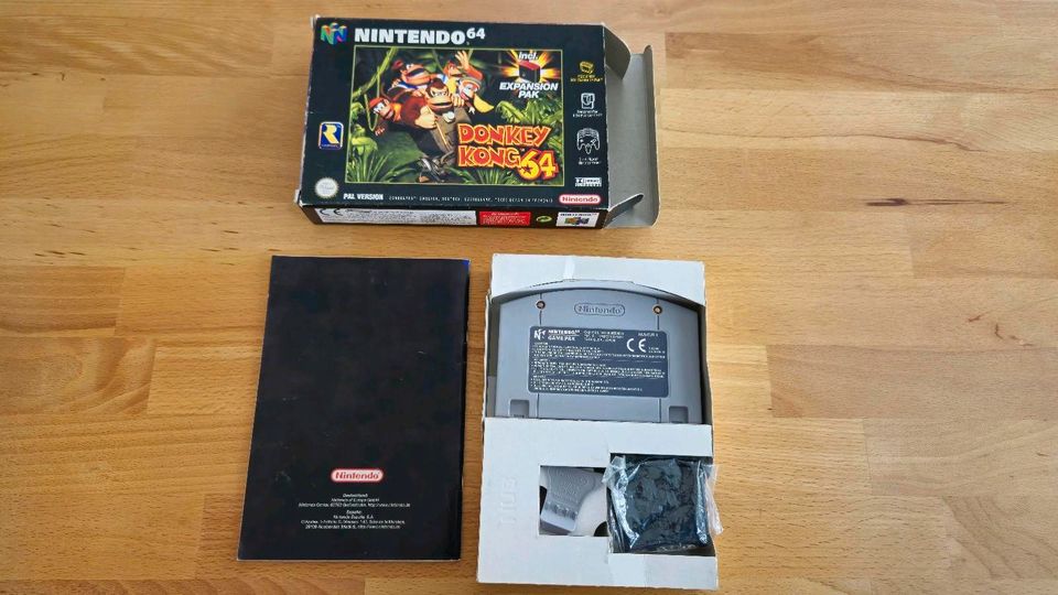 Nintendo 64 Donkey Kong 64 OVP CIB N64 in Pliezhausen